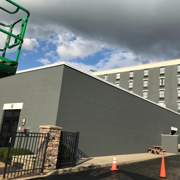 Commercial painting project